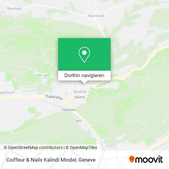 Coiffeur & Nails Kalindi Mindel Karte