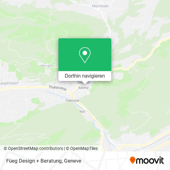 Füeg Design + Beratung Karte
