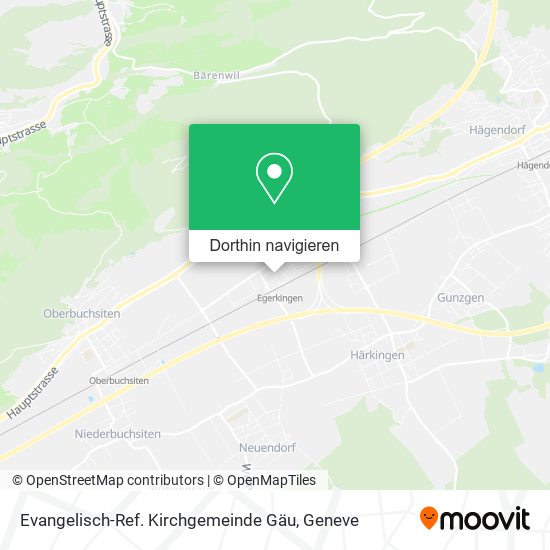 Evangelisch-Ref. Kirchgemeinde Gäu Karte
