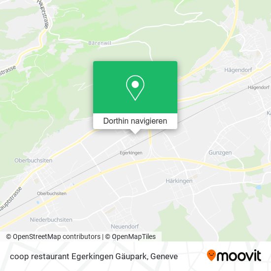 coop restaurant Egerkingen Gäupark Karte
