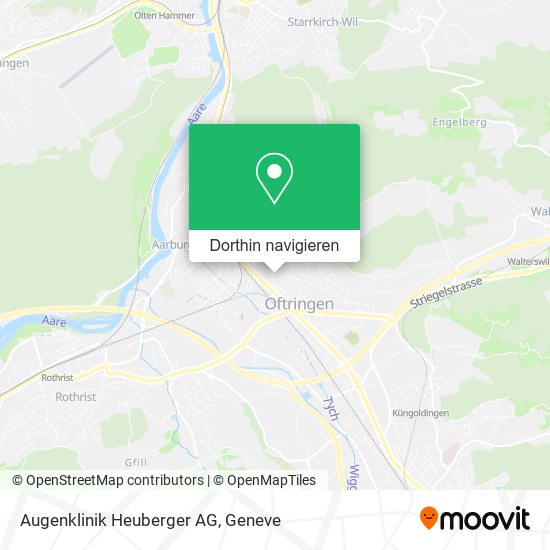 Augenklinik Heuberger AG Karte