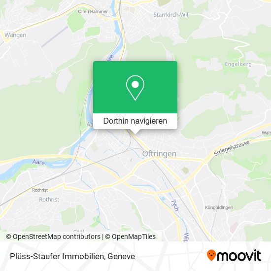 Plüss-Staufer Immobilien Karte