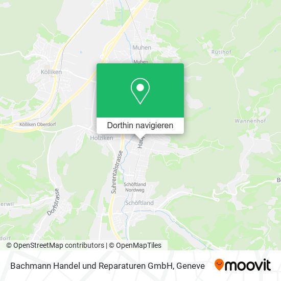 Bachmann Handel und Reparaturen GmbH Karte