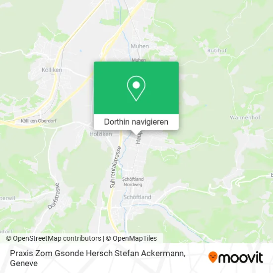 Praxis Zom Gsonde Hersch Stefan Ackermann Karte