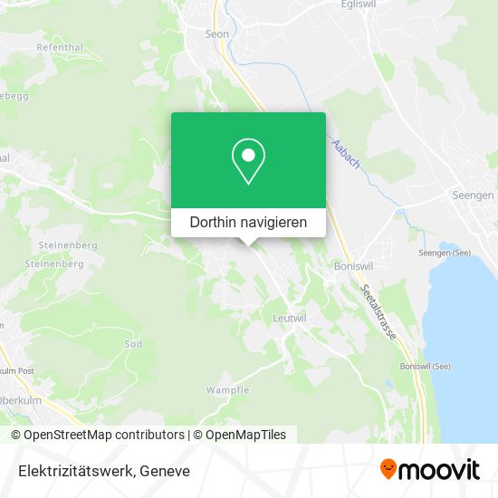 Elektrizitätswerk Karte