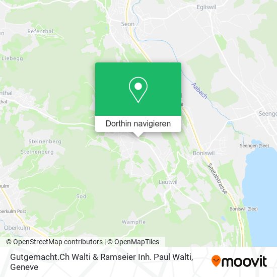 Gutgemacht.Ch Walti & Ramseier Inh. Paul Walti Karte
