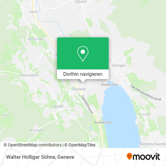 Walter Holliger Söhne Karte