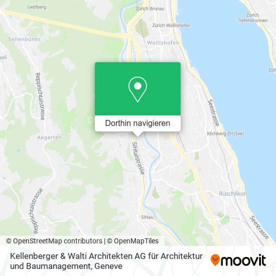 Kellenberger & Walti Architekten AG für Architektur und Baumanagement Karte