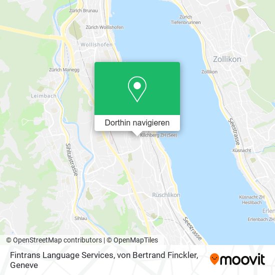 Fintrans Language Services, von Bertrand Finckler Karte
