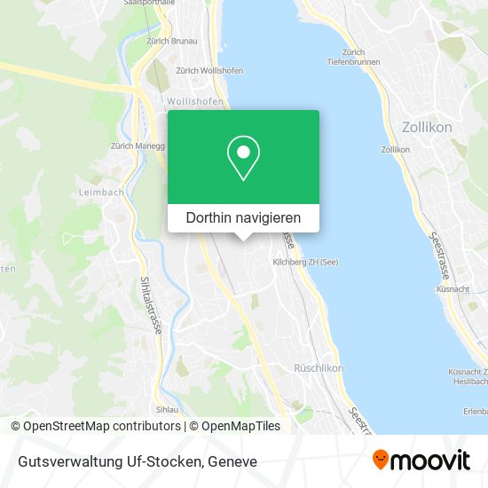 Gutsverwaltung Uf-Stocken Karte