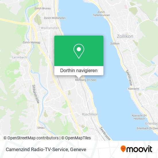 Camenzind Radio-TV-Service Karte