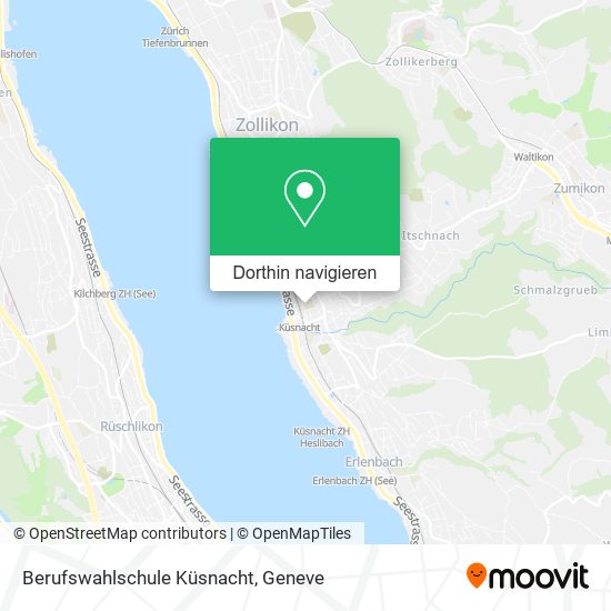 Berufswahlschule Küsnacht Karte
