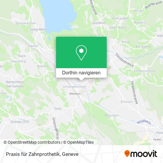 Praxis für Zahnprothetik Karte