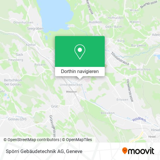 Spörri Gebäudetechnik AG Karte