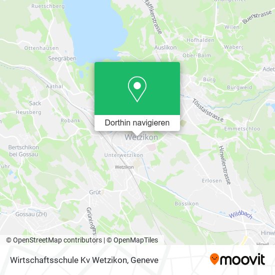 Wirtschaftsschule Kv Wetzikon Karte