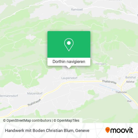 Handwerk mit Boden Christian Blum Karte