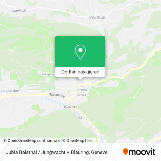 Jubla Balsthal / Jungwacht + Blauring Karte