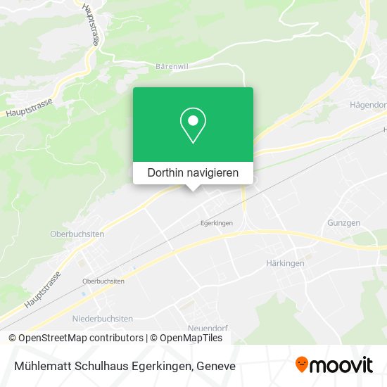 Mühlematt Schulhaus Egerkingen Karte