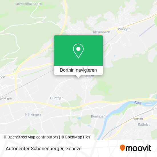 Autocenter Schönenberger Karte