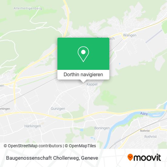 Baugenossenschaft Chollerweg Karte