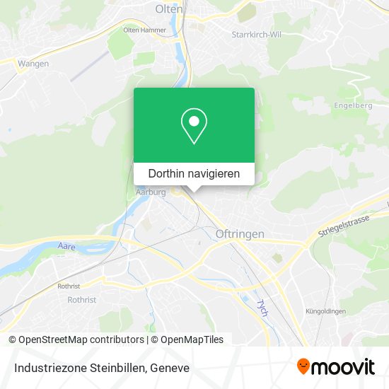 Industriezone Steinbillen Karte