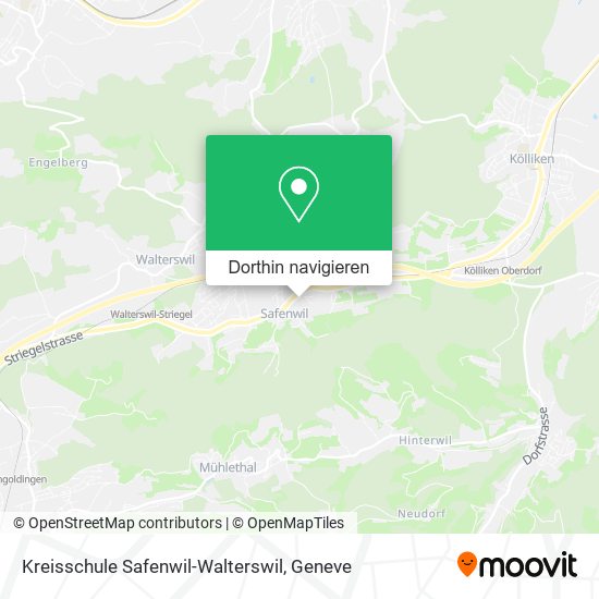 Kreisschule Safenwil-Walterswil Karte