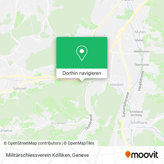 Militärschiessverein Kölliken Karte