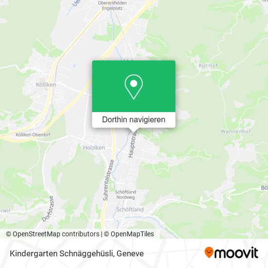 Kindergarten Schnäggehüsli Karte