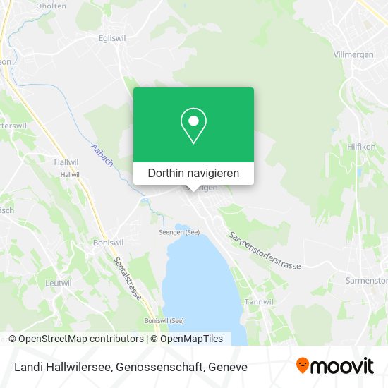 Landi Hallwilersee, Genossenschaft Karte