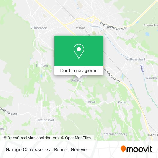 Garage Carrosserie a. Renner Karte
