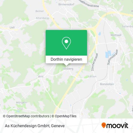 As Küchendesign GmbH Karte