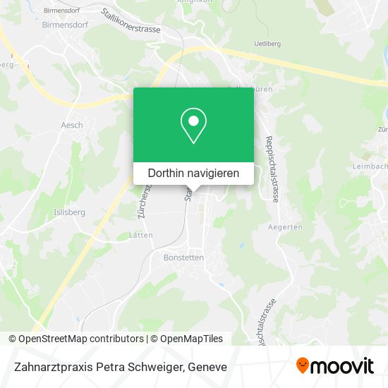 Zahnarztpraxis Petra Schweiger Karte