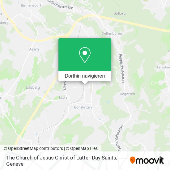 The Church of Jesus Christ of Latter-Day Saints Karte