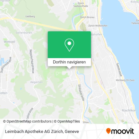 Leimbach Apotheke AG Zürich Karte