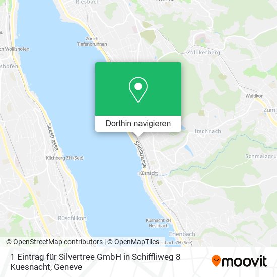 1 Eintrag für Silvertree GmbH in Schiffliweg 8 Kuesnacht Karte