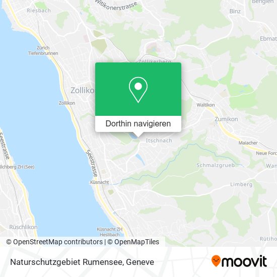 Naturschutzgebiet Rumensee Karte