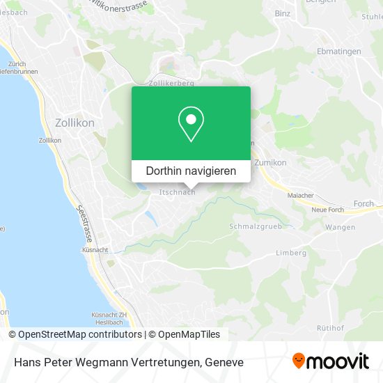 Hans Peter Wegmann Vertretungen Karte
