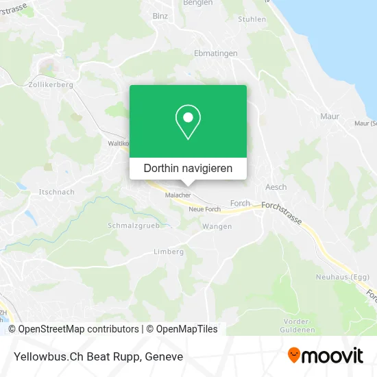 Yellowbus.Ch Beat Rupp Karte