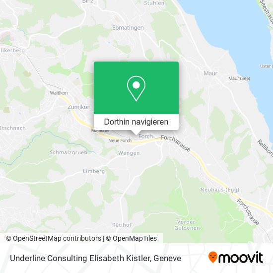 Underline Consulting Elisabeth Kistler Karte