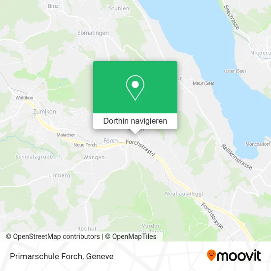 Primarschule Forch Karte