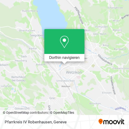 Pfarrkreis IV Robenhausen Karte