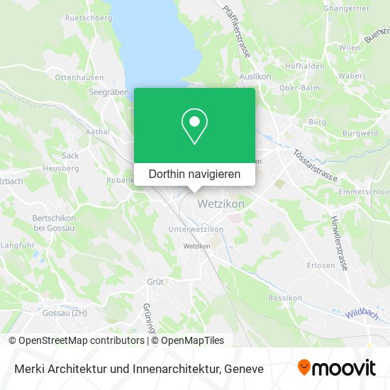 Merki Architektur und Innenarchitektur Karte