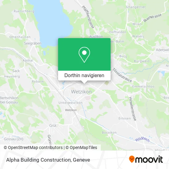 Alpha Building Construction Karte