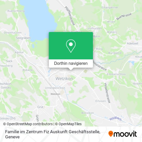 Familie im Zentrum Fiz Auskunft Geschäftsstelle Karte