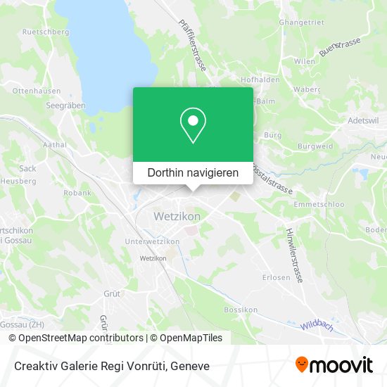 Creaktiv Galerie Regi Vonrüti Karte