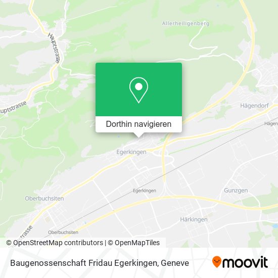 Baugenossenschaft Fridau Egerkingen Karte