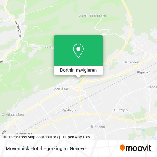 Mövenpick Hotel Egerkingen Karte