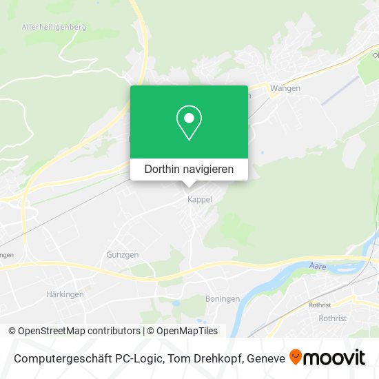 Computergeschäft PC-Logic, Tom Drehkopf Karte