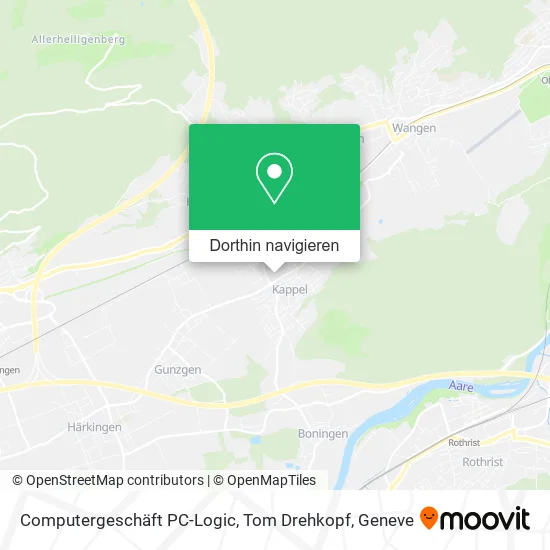 Computergeschäft PC-Logic, Tom Drehkopf Karte