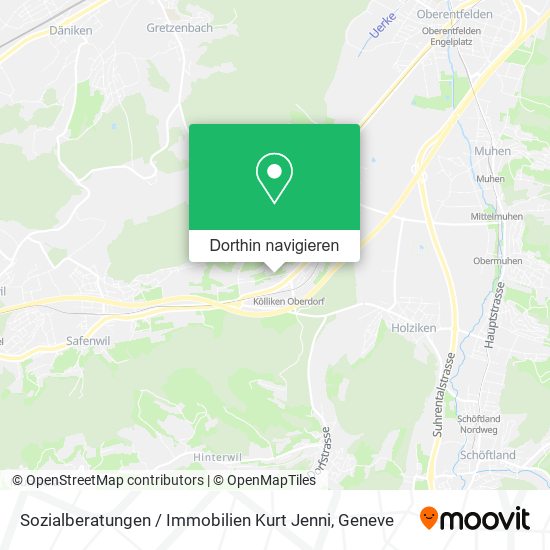 Sozialberatungen / Immobilien Kurt Jenni Karte